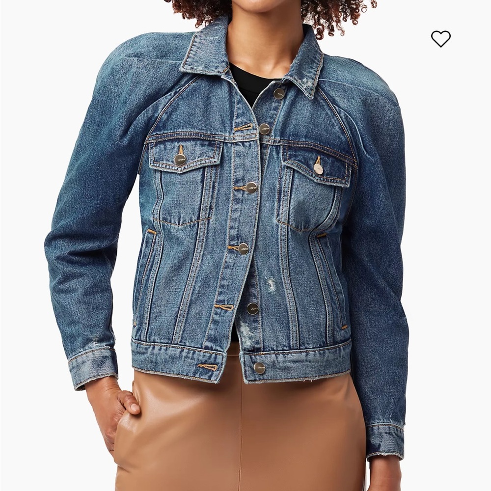JOE’S JEANS PUFF SLEEVE JEAN JACKET